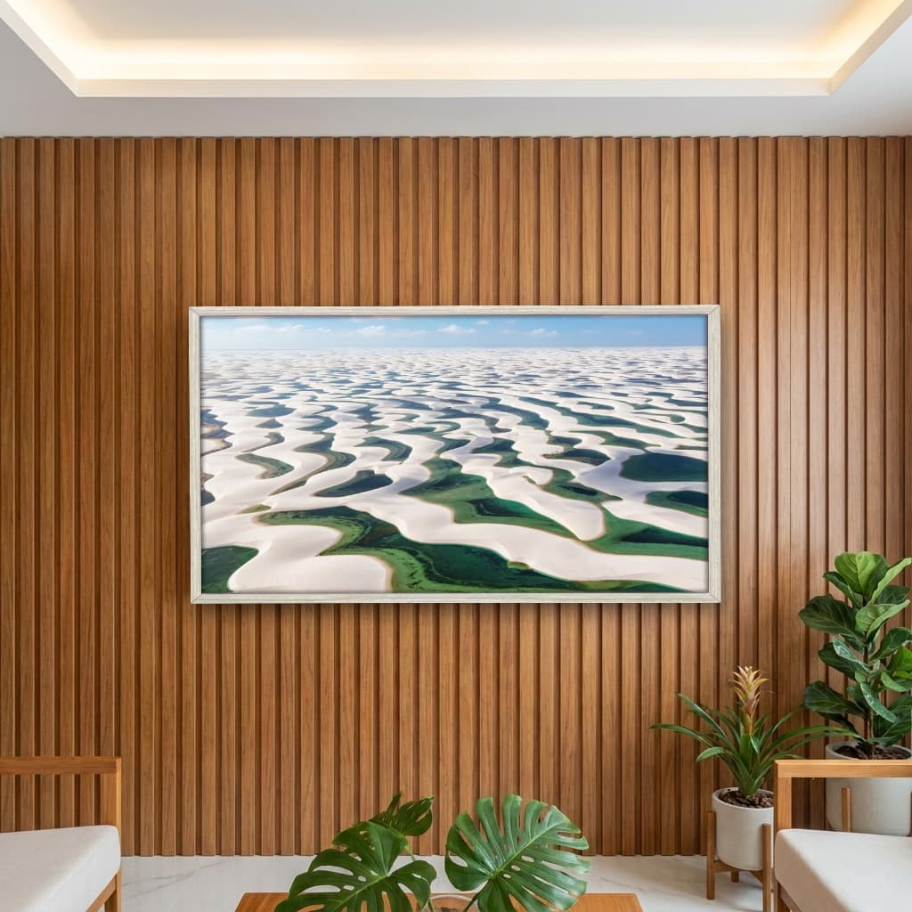 Quadro Decorativo Dunas De Areia Branca