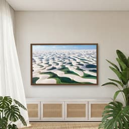 Quadro Decorativo Dunas De Areia Branca