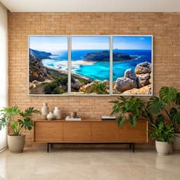 Kit Quadros Decorativos Ilha