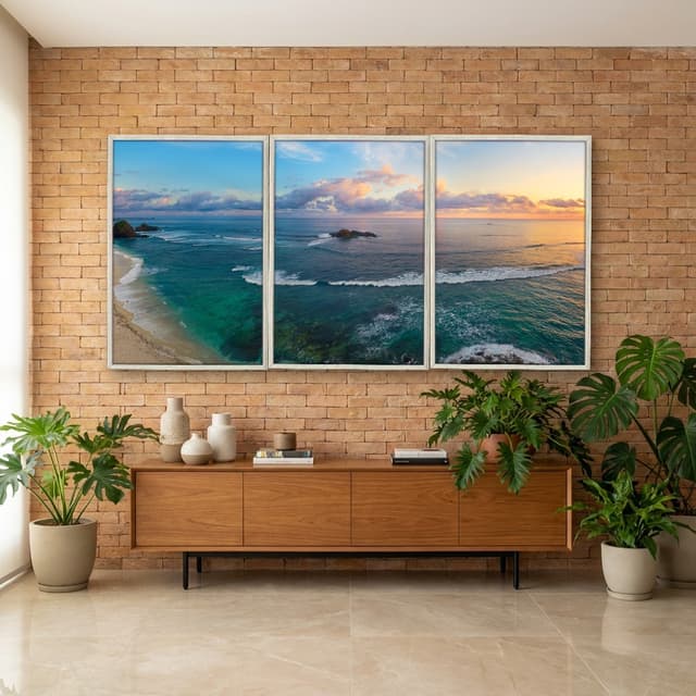 Kit Quadros Decorativos Mar