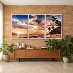 Kit Quadros Decorativos Praia