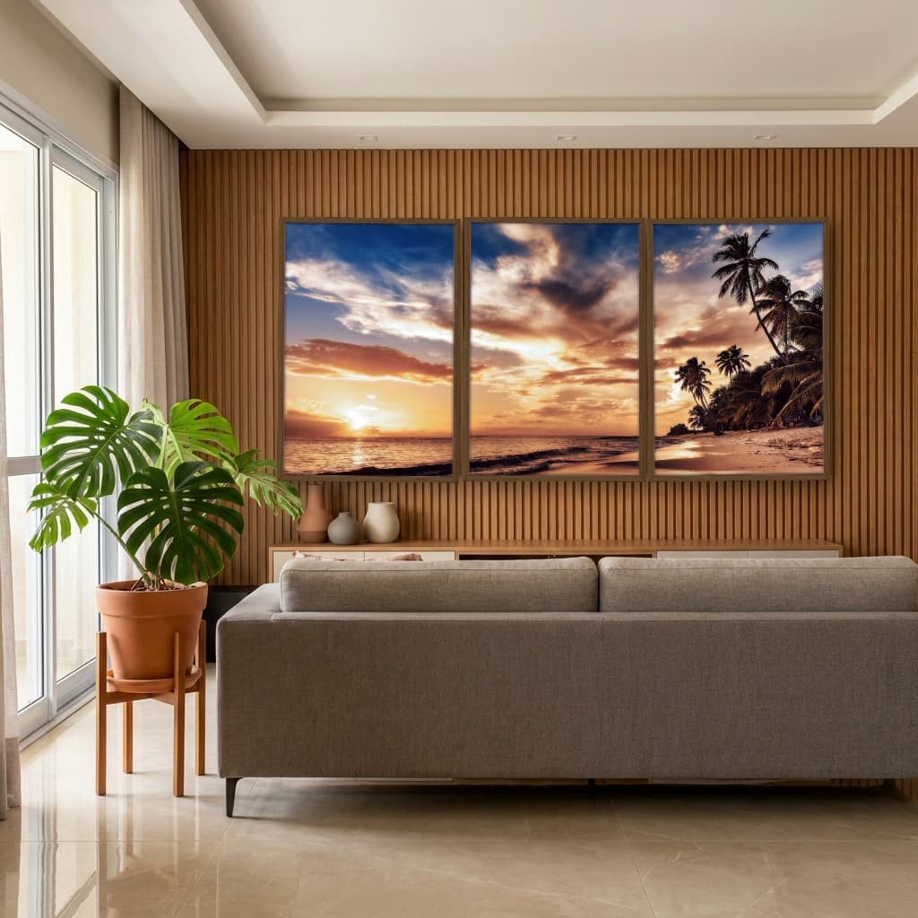 Kit Quadros Decorativos Praia