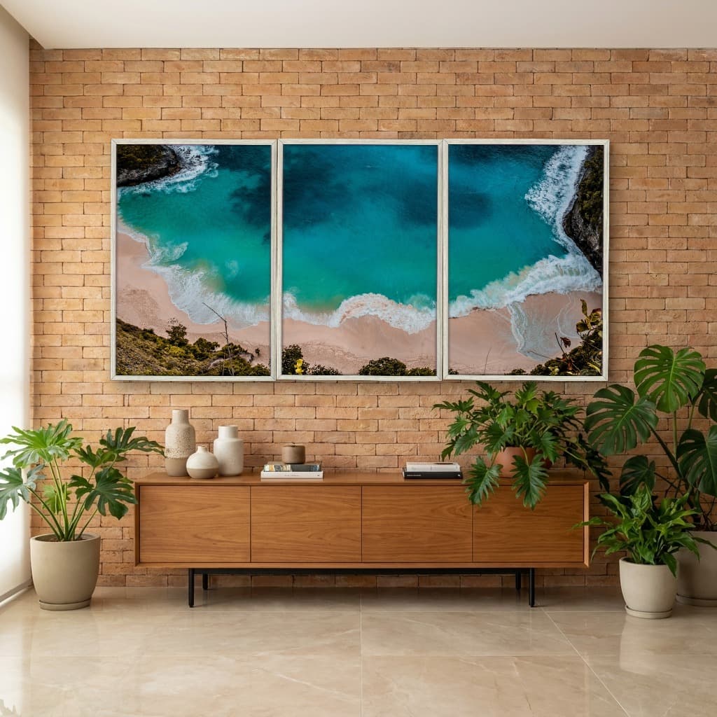 Kit Quadros Decorativos Praia