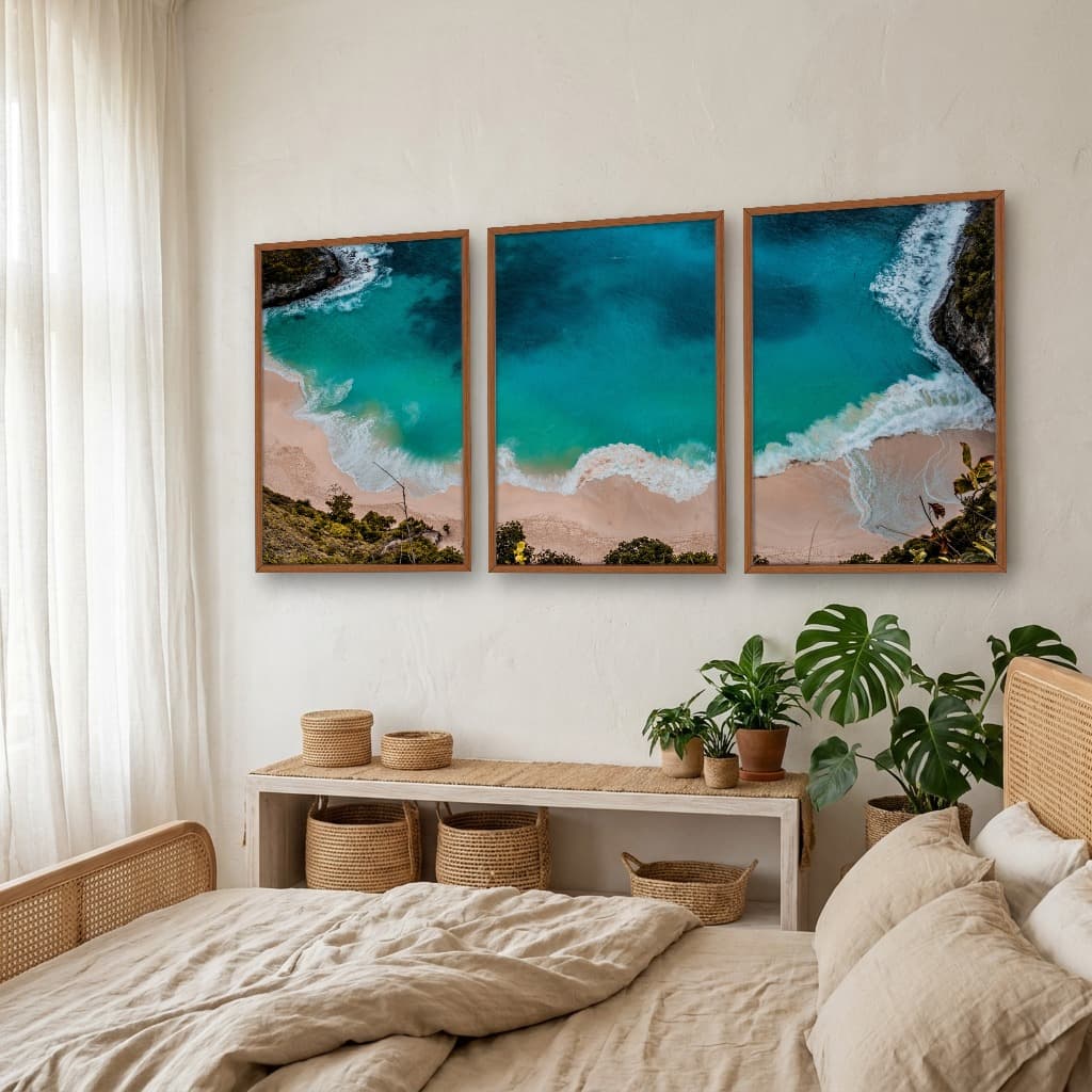 Kit Quadros Decorativos Praia