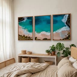 Kit Quadros Decorativos Praia
