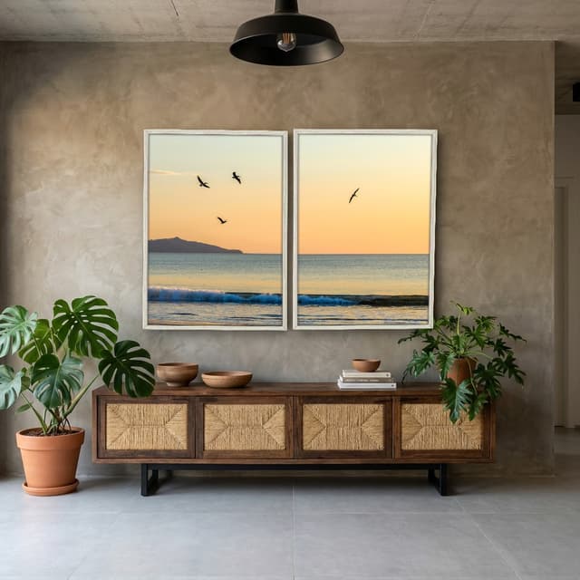 Kit Quadros Decorativos Mar