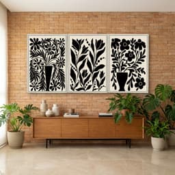 Kit Quadros Decorativos Minimalista