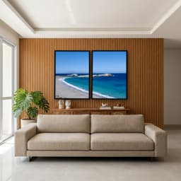 Kit Quadros Decorativos Mar Com Pedras