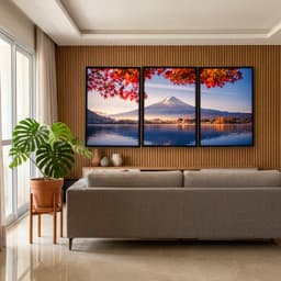 Kit Quadros Decorativos Monte Fuji
