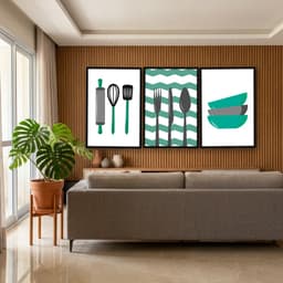 Kit Quadros Decorativos Colheres