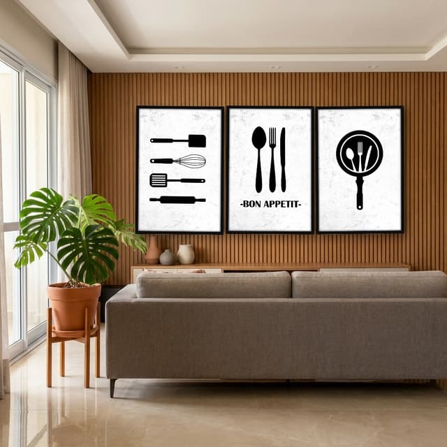 Kit Quadros Decorativos Colheres