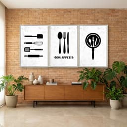 Kit Quadros Decorativos Colheres