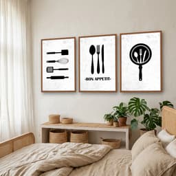 Kit Quadros Decorativos Colheres