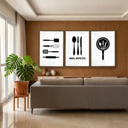 Kit Quadros Decorativos Colheres