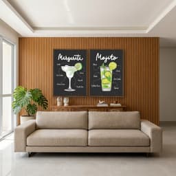 Kit Quadros Decorativos Drink