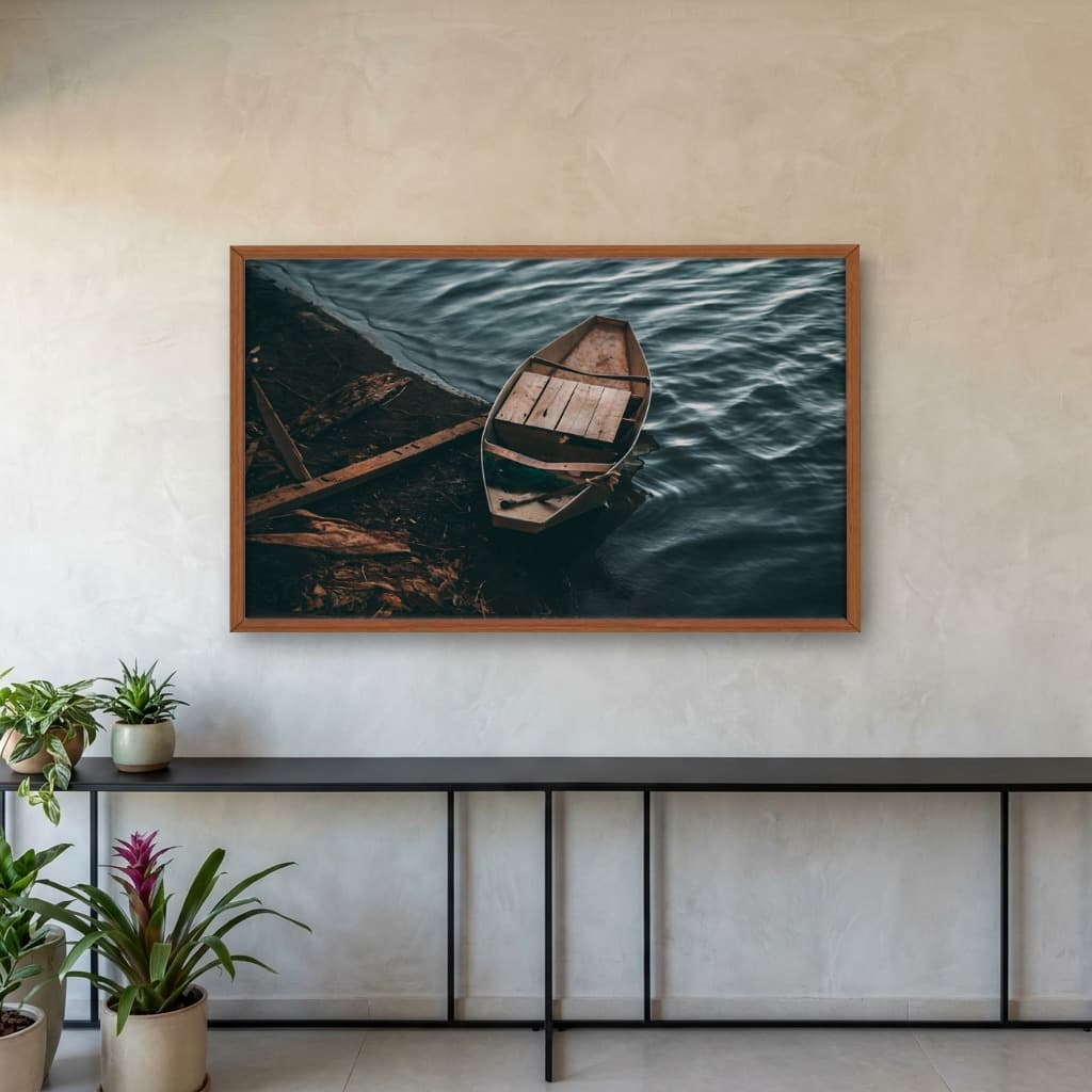 Quadro Decorativo Beira De Lago