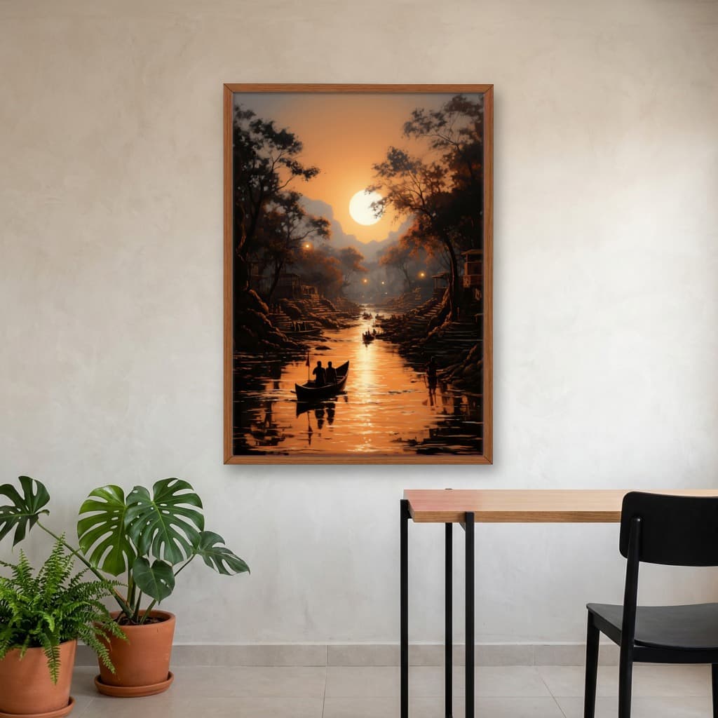 Quadro Decorativo Pôr Do Sol