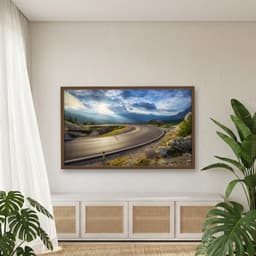 Quadro Decorativo Estrada Com Pôr Do Sol
