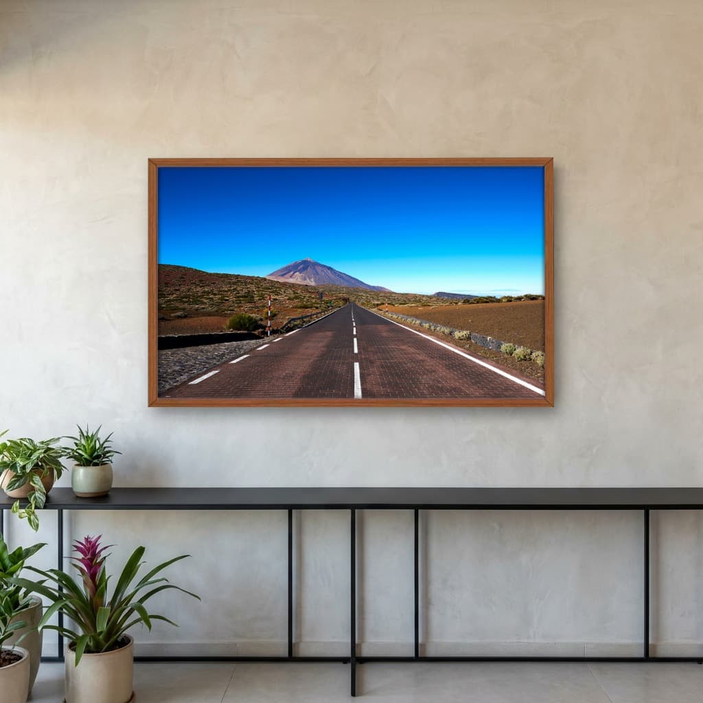 Quadro Decorativo Estrada Com Montanhas
