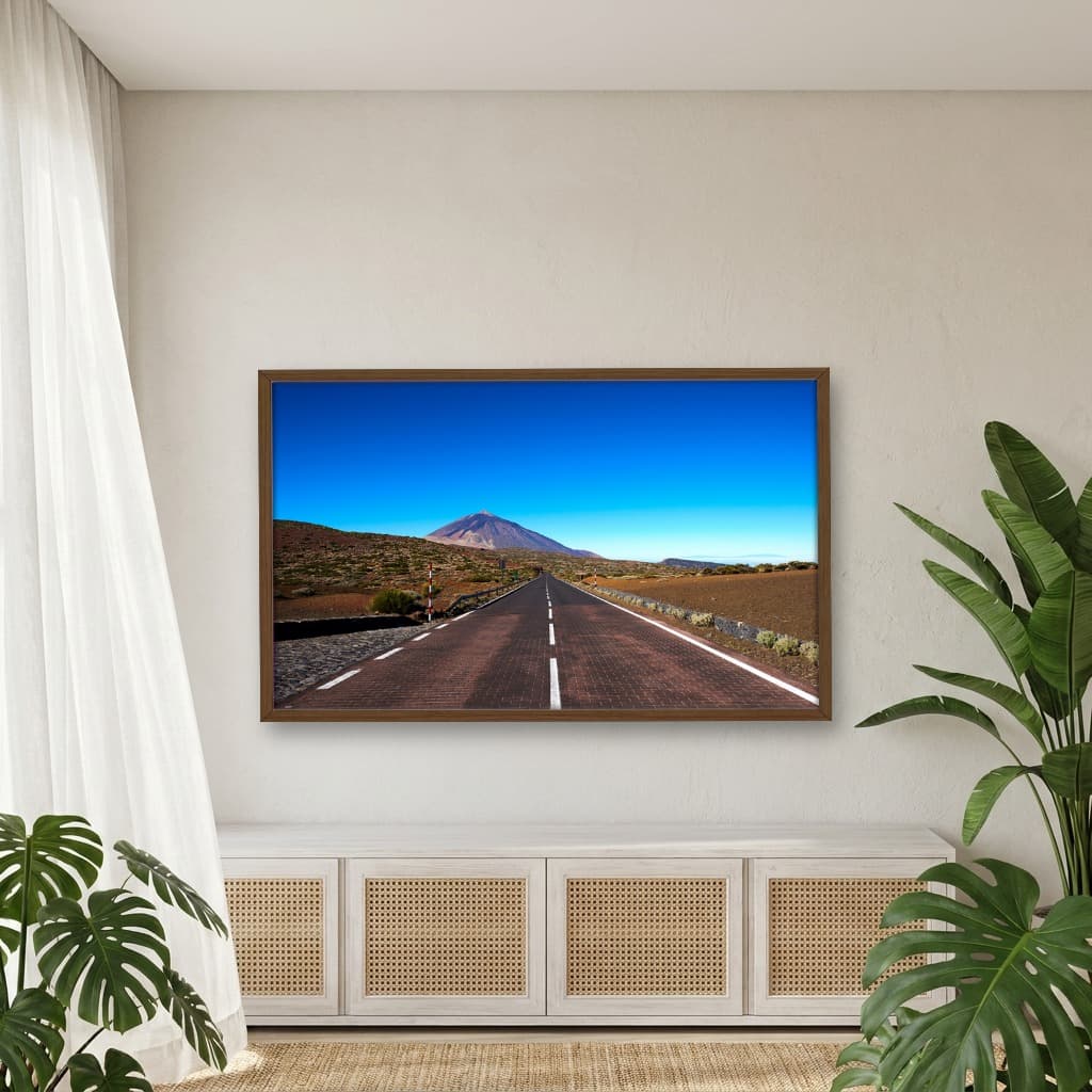 Quadro Decorativo Estrada Com Montanhas