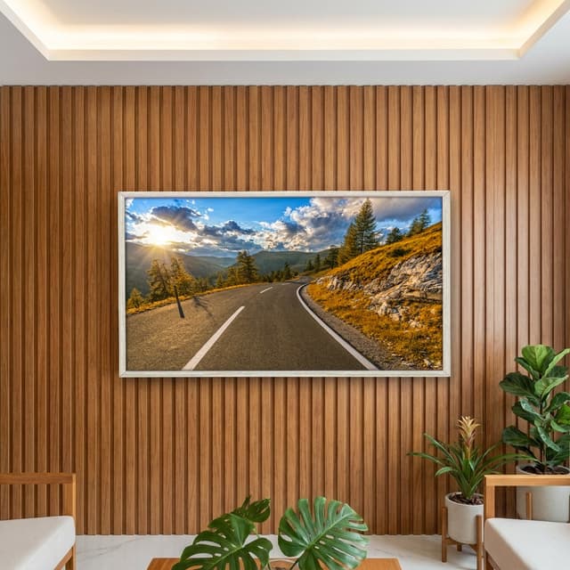 Quadro Decorativo Estrada Com Montanhas