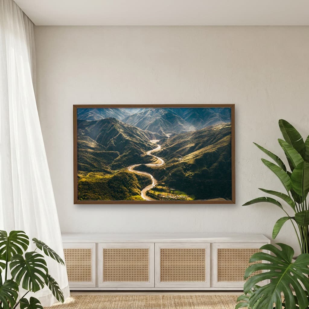 Quadro Decorativo Montanha Em Taiwan