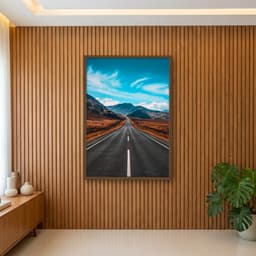 Quadro Decorativo Estrada Com Montanhas