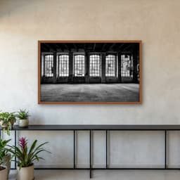 Quadro Decorativo Sala Com Janelas