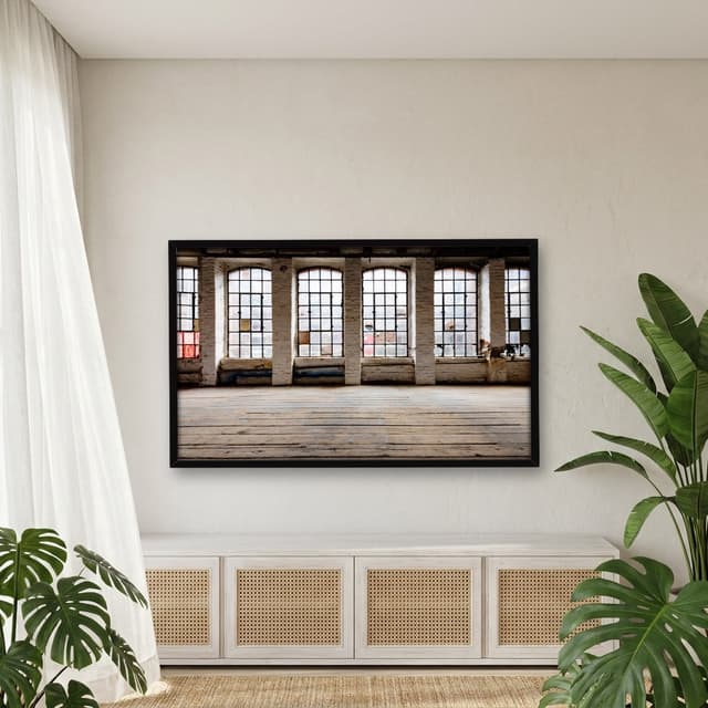 Quadro Decorativo Sala Com Janelas