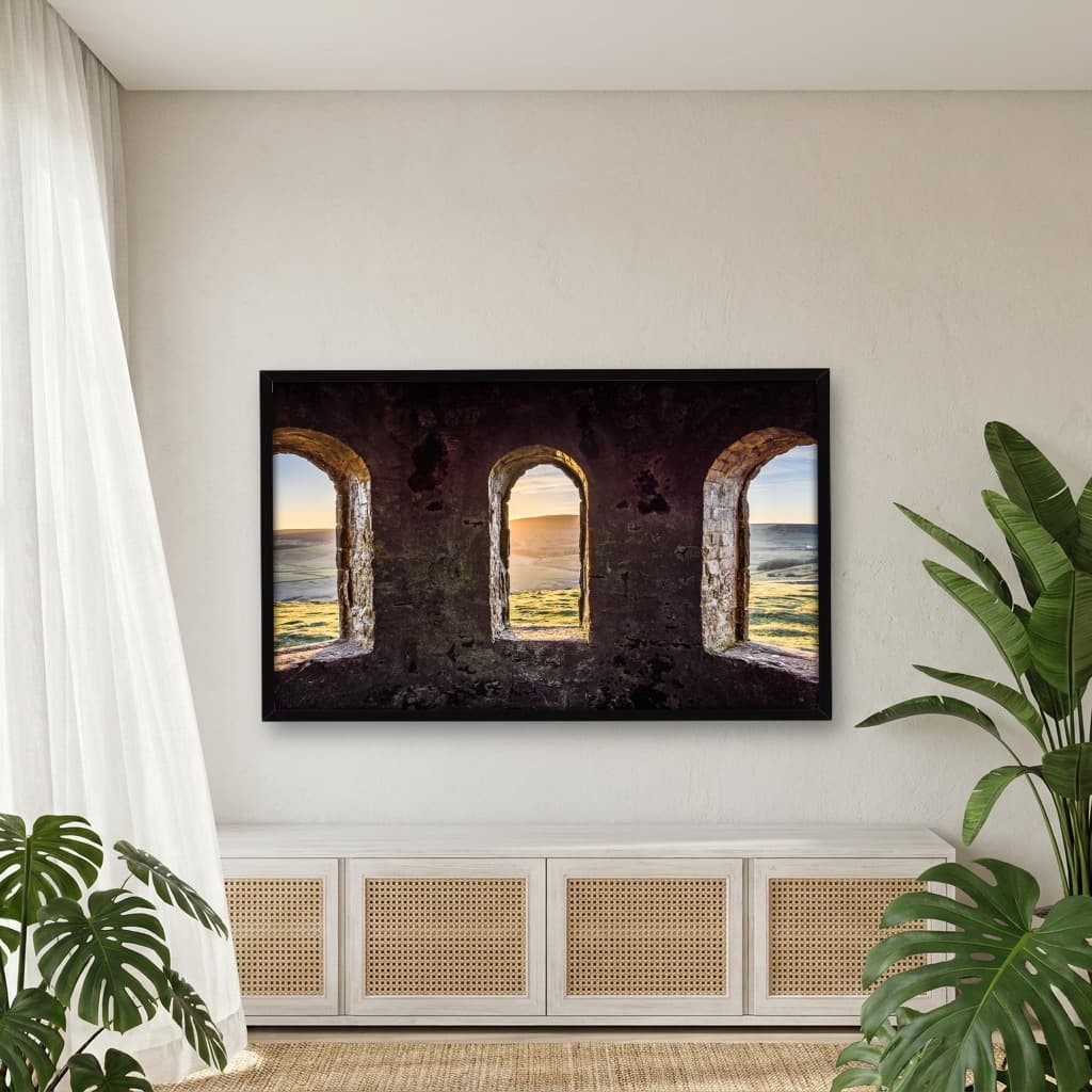 Quadro Decorativo Janela De Castelo