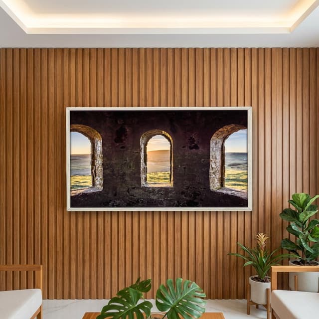Quadro Decorativo Janela De Castelo