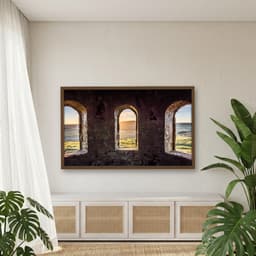 Quadro Decorativo Janela De Castelo