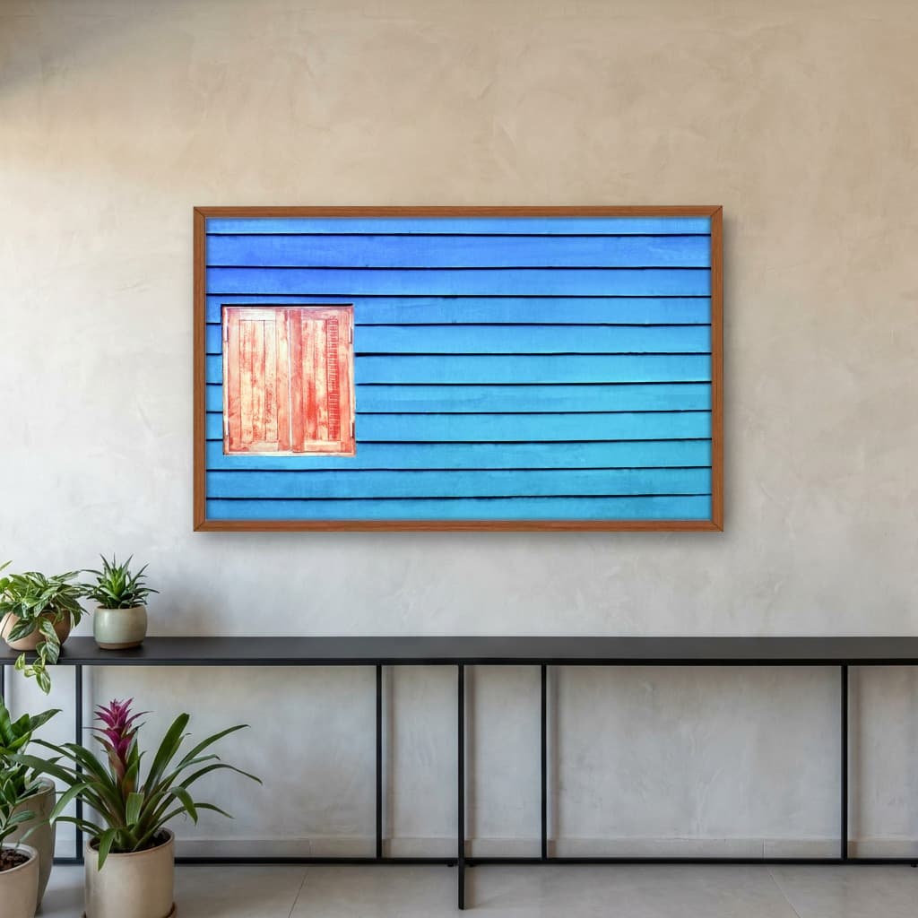 Quadro Decorativo Janela Antiga