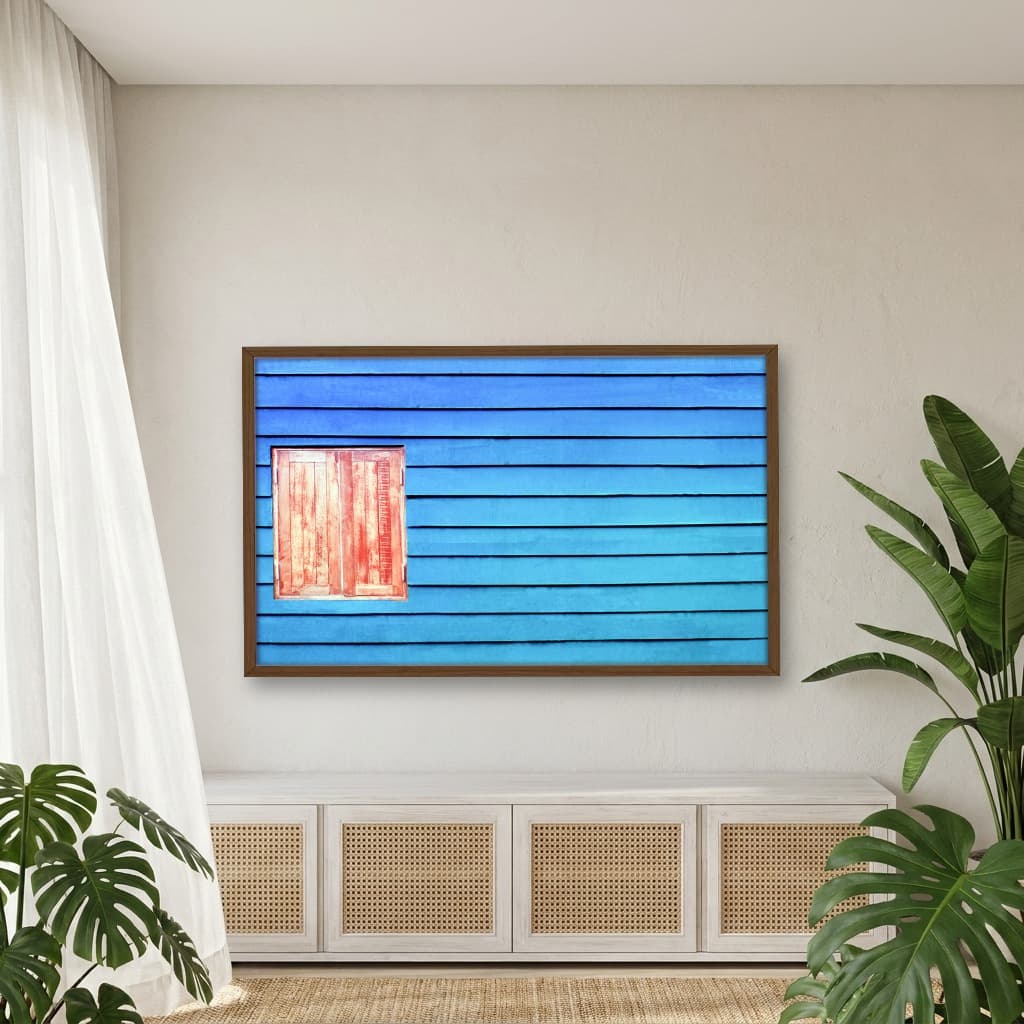 Quadro Decorativo Janela Antiga