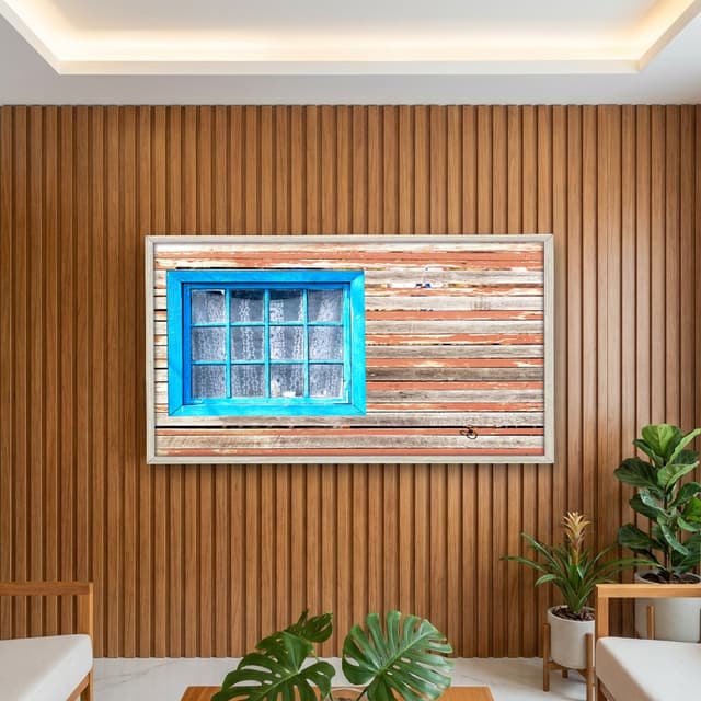 Quadro Decorativo Janela Antiga