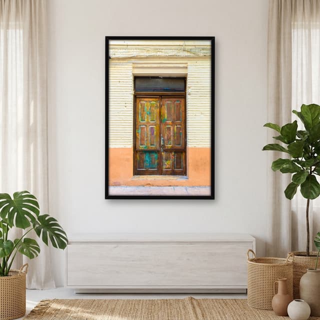 Quadro Decorativo Madeira Colorida