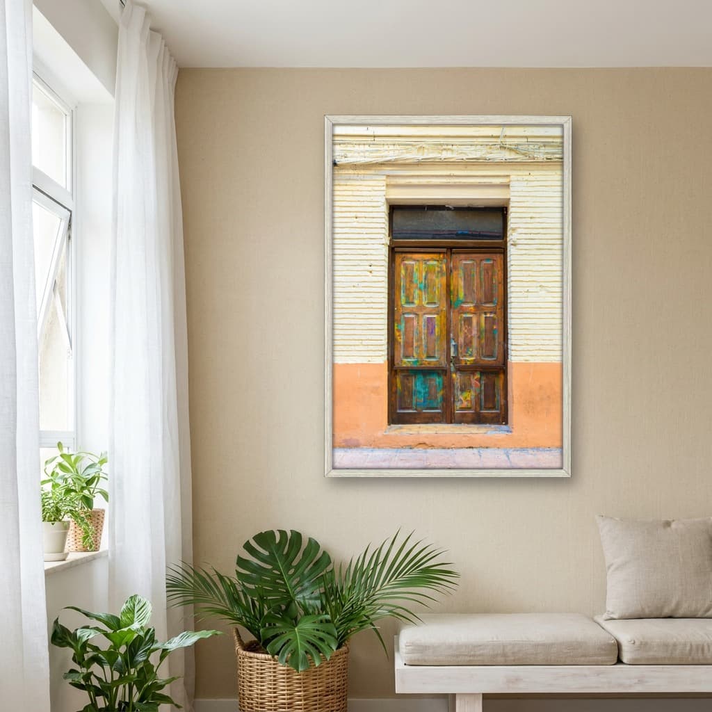 Quadro Decorativo Madeira Colorida