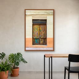 Quadro Decorativo Madeira Colorida