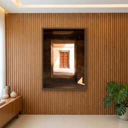 Quadro Decorativo Porta Marrom
