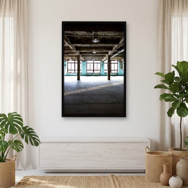 Quadro Decorativo Sala Com Janelas