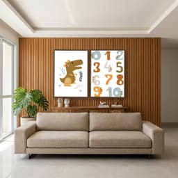 Kit Quadros Decorativos Dinossauro