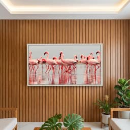 Quadro Decorativo Flamingos