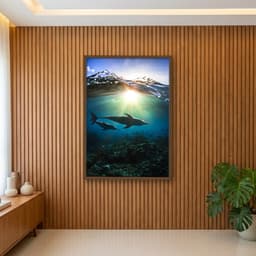 Quadro Decorativo Golfinhos