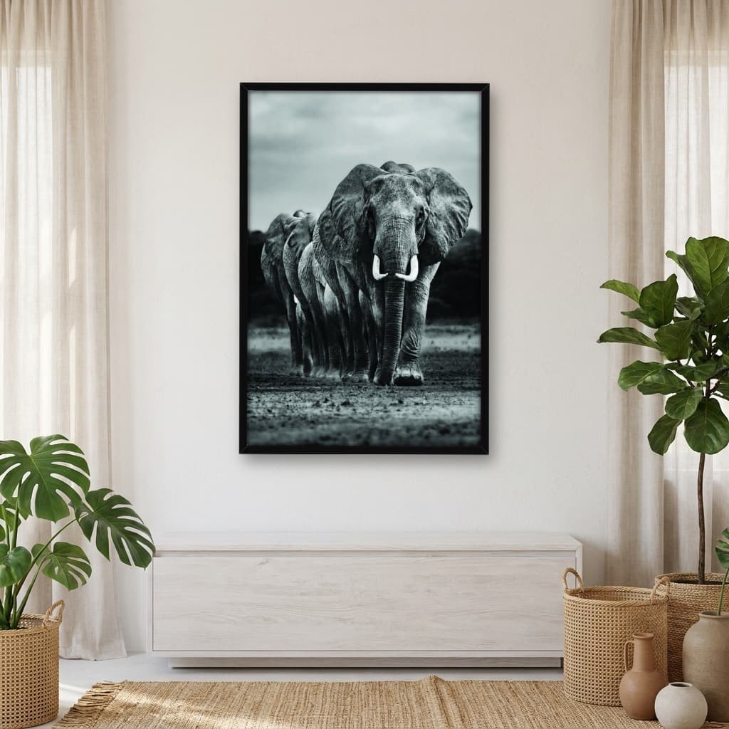 Quadro Decorativo Elefante
