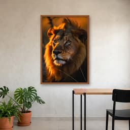 Quadro Decorativo Leão