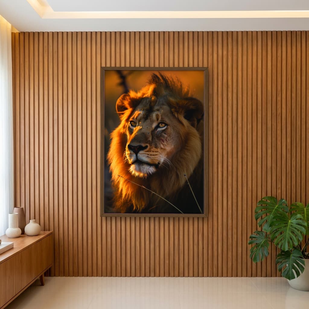 Quadro Decorativo Leão