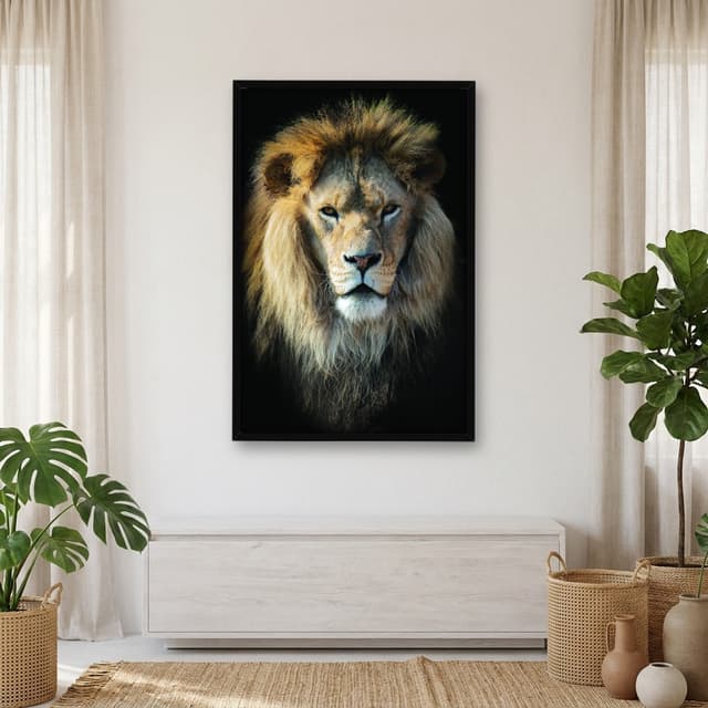 Quadro Decorativo Leão