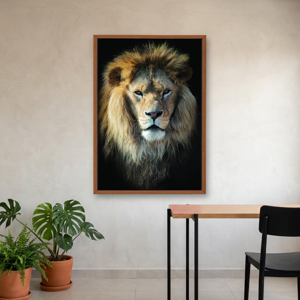 Quadro Decorativo Leão