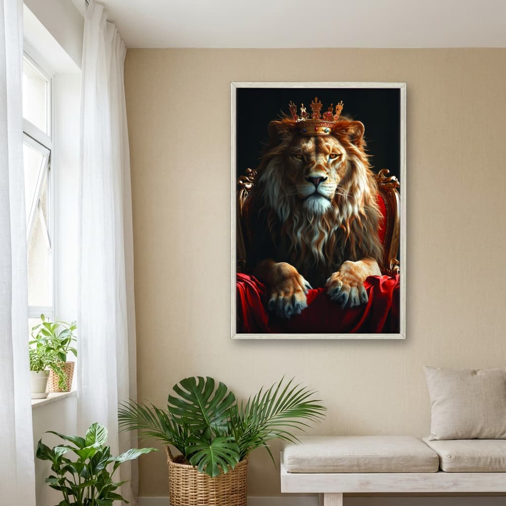 Quadro Decorativo Leão