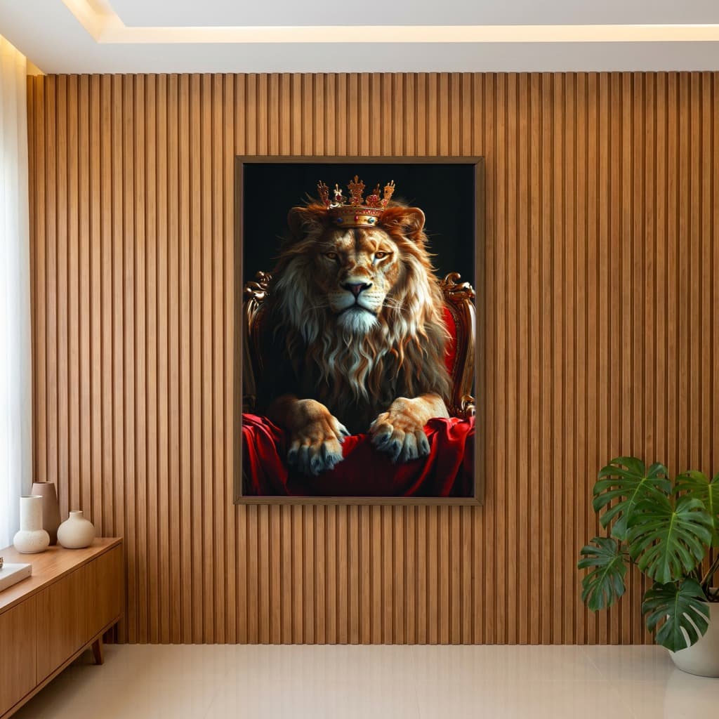 Quadro Decorativo Leão